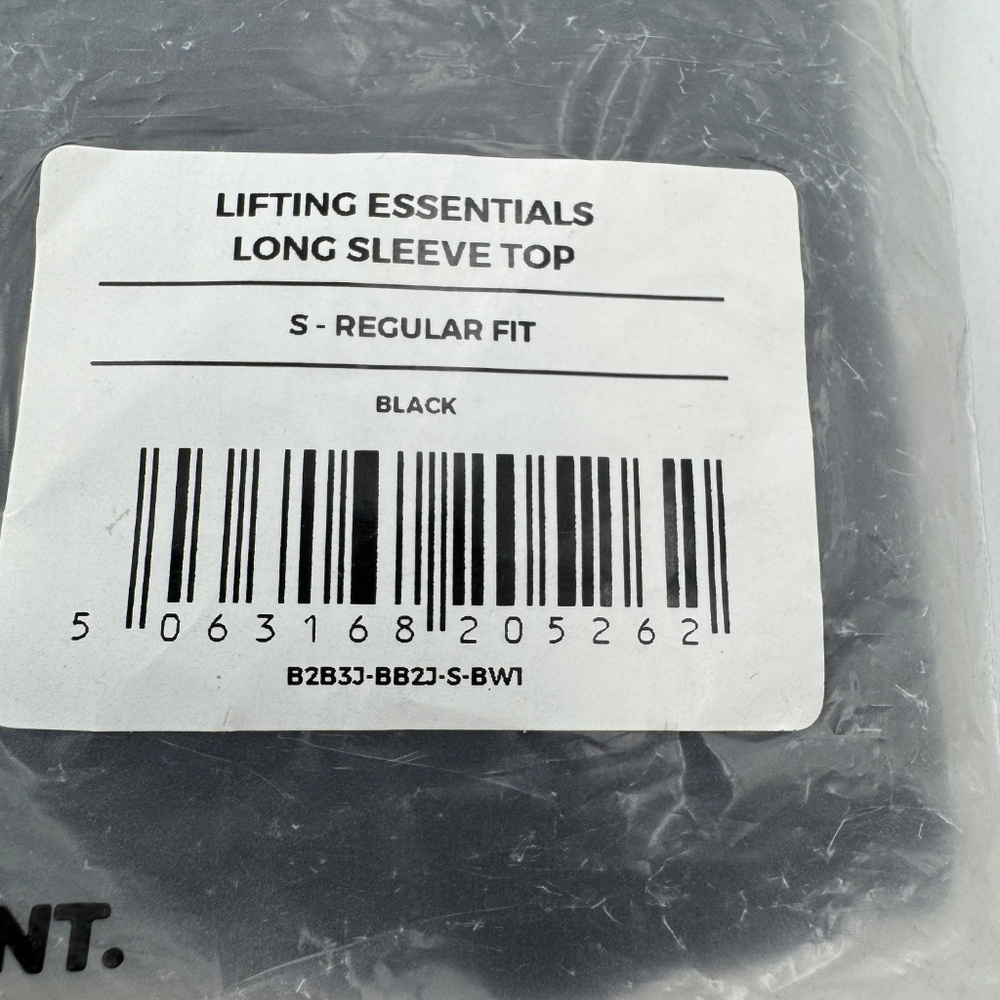 NEW Gymshark Women's Lifting Essentials Long Sleeve Top Small - Picture 5 of 6